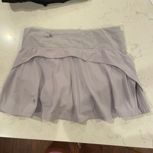 Lululemon Skirt Play Off The Pleats Lavender Grey 2 REG